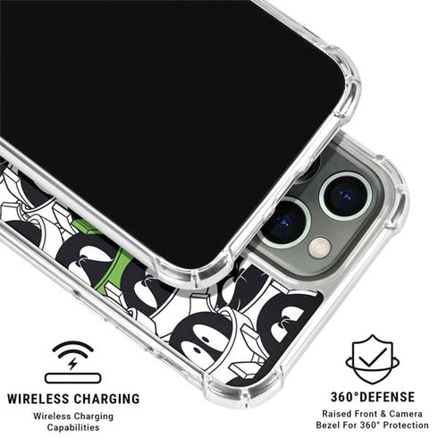 Looney Tunes Marvin the Martian Super Sized iPhone 16 Pro Clear Case