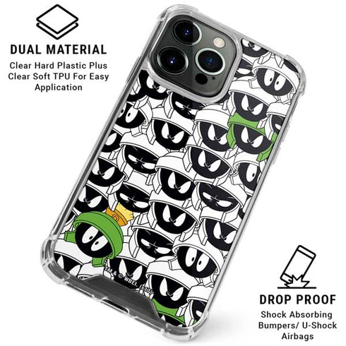 Looney Tunes Marvin the Martian Super Sized iPhone 16 Pro Clear Case