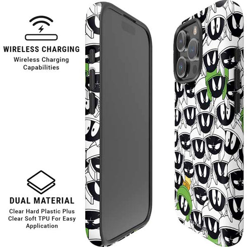 Looney Tunes Marvin the Martian Super Sized iPhone 16 Pro Max Magsafe Impact Case