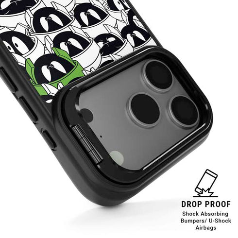 Looney Tunes Marvin the Martian Super Sized iPhone 17 Pro Kickstand Case