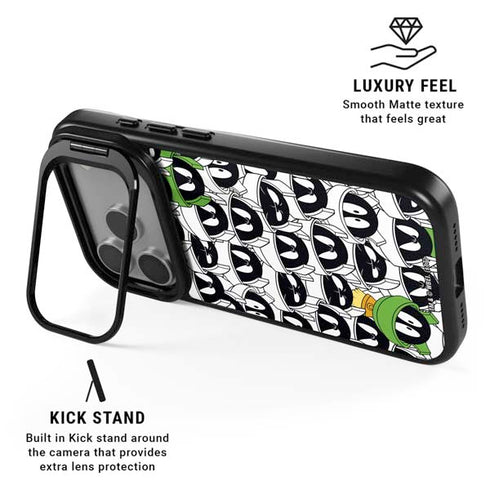 Looney Tunes Marvin the Martian Super Sized iPhone 17 Pro Max Kickstand Case