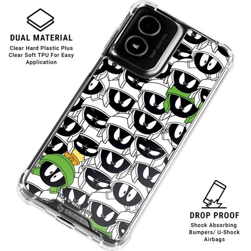 Looney Tunes Marvin the Martian Super Sized Moto G Power 5G (2024) Clear Case