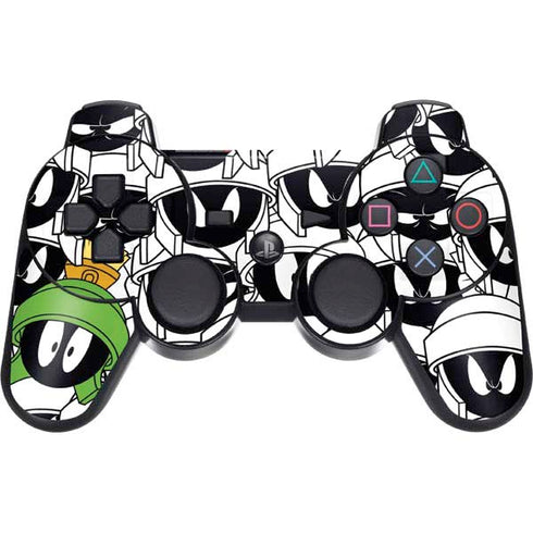 Looney Tunes Marvin the Martian Super Sized PS3 Dual Shock wireless controller Skin