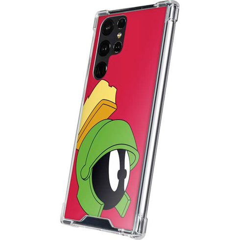 Looney Tunes Marvin The Martian Zoomed In Galaxy S23 Ultra Clear Case
