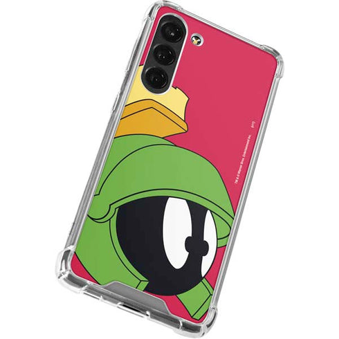 Looney Tunes Marvin The Martian Zoomed In Galaxy S24 FE Clear Case