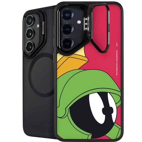 Looney Tunes Marvin The Martian Zoomed In Galaxy S25 Kickstand Case