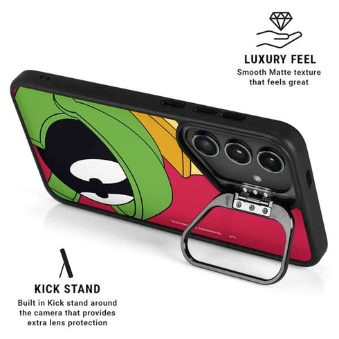 Looney Tunes Marvin The Martian Zoomed In Galaxy S24 Kickstand Case