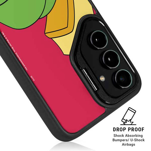 Looney Tunes Marvin The Martian Zoomed In Galaxy S24 Plus Kickstand Case