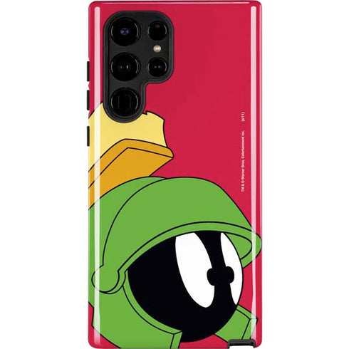 Looney Tunes Marvin The Martian Zoomed In Galaxy S25 Ultra Impact Case