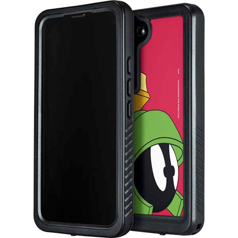 Looney Tunes Marvin The Martian Zoomed In Galaxy S24 Waterproof Case