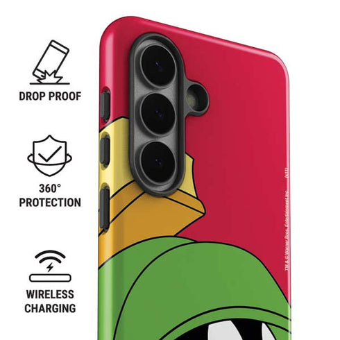 Looney Tunes Marvin The Martian Zoomed In Galaxy S26 Plus Impact Case
