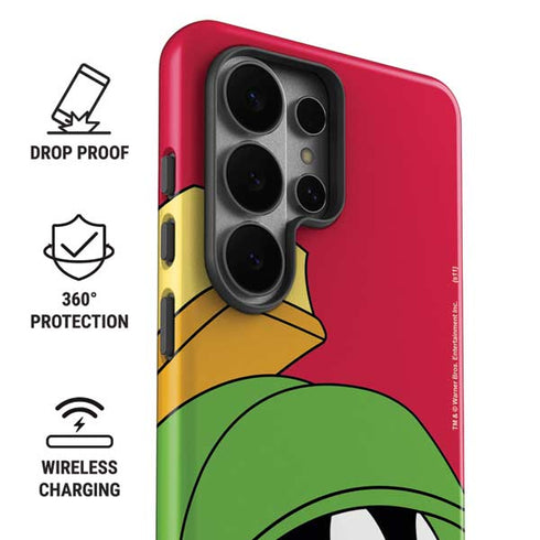 Looney Tunes Marvin The Martian Zoomed In Galaxy S26 Ultra Impact Case