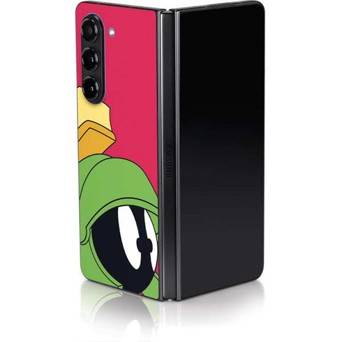 Looney Tunes Marvin The Martian Zoomed In Galaxy Z Fold5 5G Skin