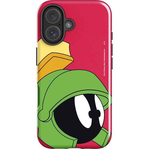 Looney Tunes Marvin The Martian Zoomed In iPhone 16 Plus Impact Case