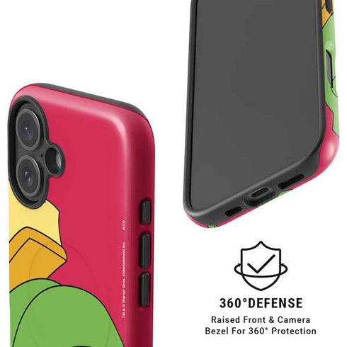 Looney Tunes Marvin The Martian Zoomed In iPhone 16 Plus Magsafe Impact Case