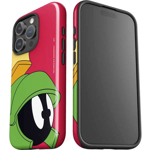 Looney Tunes Marvin The Martian Zoomed In iPhone 16 Pro Impact Case