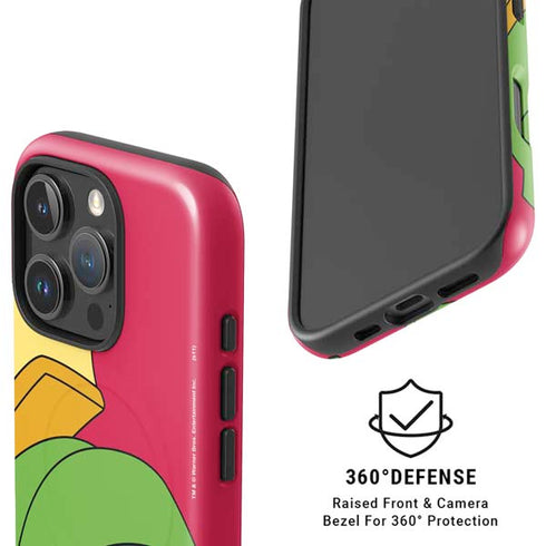 Looney Tunes Marvin The Martian Zoomed In iPhone 16 Pro Magsafe Impact Case