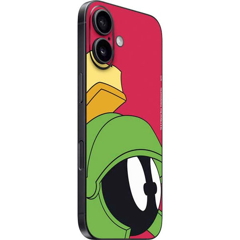 Looney Tunes Marvin The Martian Zoomed In iPhone 16 Skin