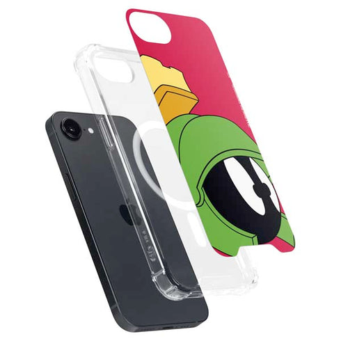 Looney Tunes Marvin The Martian Zoomed In iPhone 16e MagSafe Case