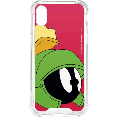 Looney Tunes Marvin The Martian Zoomed In iPhone XS Clear Case