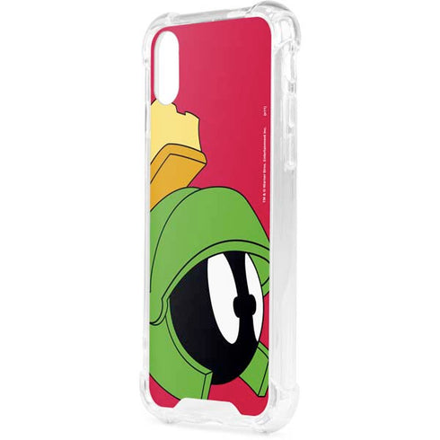 Looney Tunes Marvin The Martian Zoomed In iPhone XS Clear Case