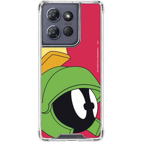Looney Tunes Marvin The Martian Zoomed In Moto G Play 5G (2025) Clear Case