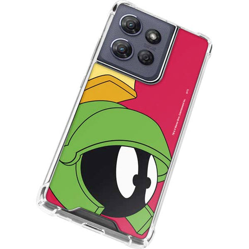 Looney Tunes Marvin The Martian Zoomed In Moto G Power 5G (2025) Clear Case