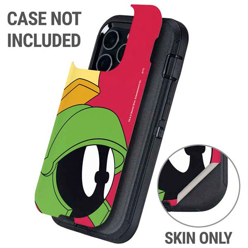 Looney Tunes Marvin The Martian Zoomed In Otterbox Defender iPhone Skin