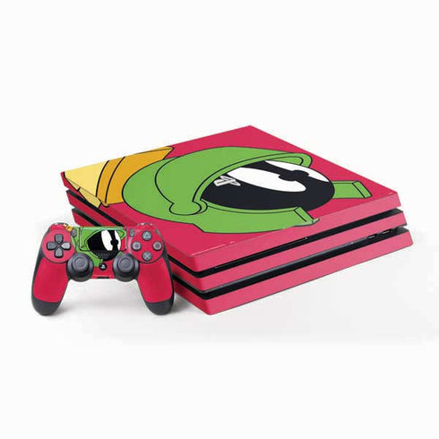 Looney Tunes Marvin The Martian Zoomed In PlayStation PS4 Skins