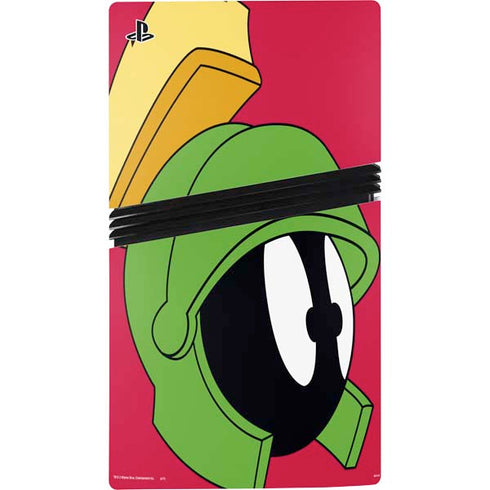 Looney Tunes Marvin The Martian Zoomed In PS5 Pro Console Skin