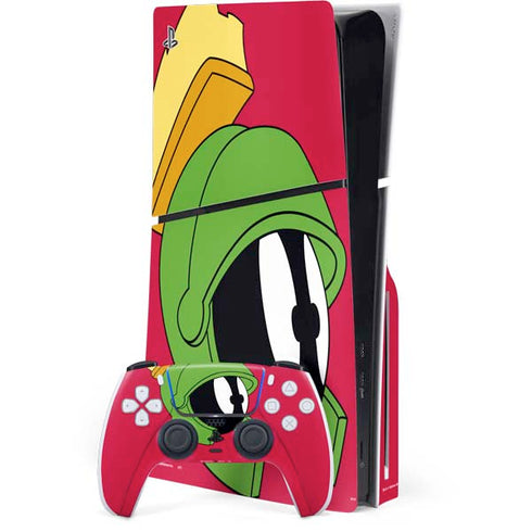 Looney Tunes Marvin The Martian Zoomed In PlayStation PS5 Skins