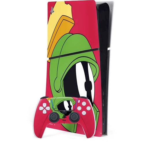 Looney Tunes Marvin The Martian Zoomed In PlayStation PS5 Skins