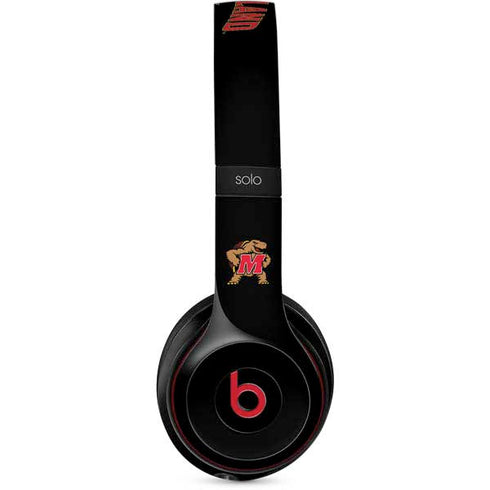 University of Maryland Collegiate Text Beats Solo 3 Wireless Skin