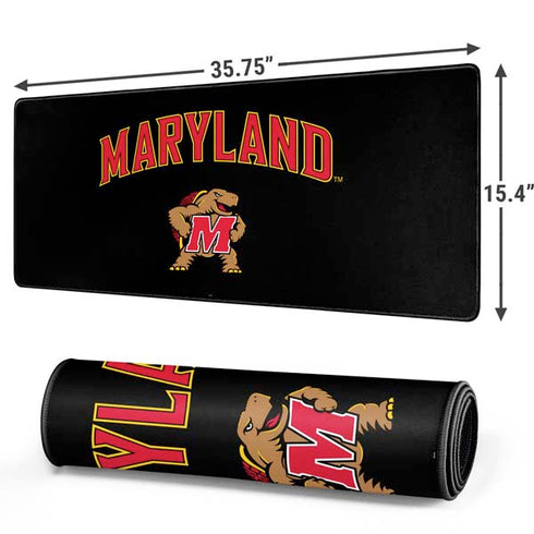 University of Maryland Collegiate Text Gaming Mouse Pad