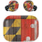Maryland Flag Dark Wood Amazon Echo Buds Skin