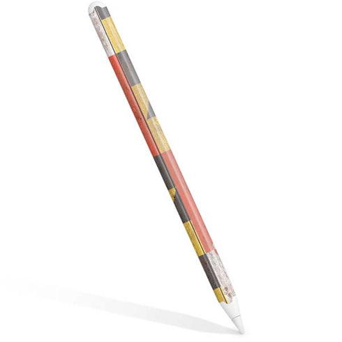 Maryland Flag Dark Wood Apple Pencil (2nd Gen 2019) Skin