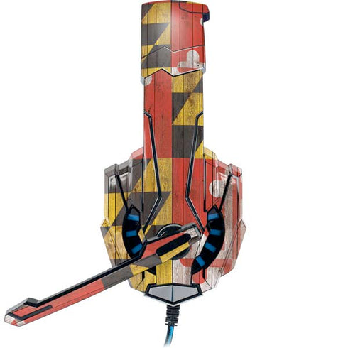 Maryland Flag Dark Wood BENGOO G9000 Skin