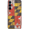 Maryland Flag Dark Wood Galaxy A35 5G Skin