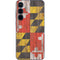 Maryland Flag Dark Wood Galaxy A36 5G Skin