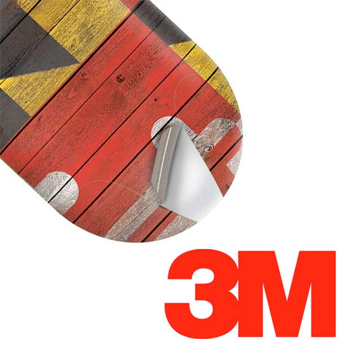 Maryland Flag Dark Wood Galaxy Buds Plus Skin