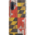 Maryland Flag Dark Wood Galaxy Cases