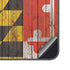 Maryland Flag Dark Wood Galaxy S25 Plus Skin