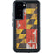 Maryland Flag Dark Wood Galaxy S24 Waterproof Case