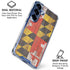 Maryland Flag Dark Wood Galaxy S25 Clear Case