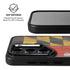 Maryland Flag Dark Wood Galaxy S25 FE Kickstand Case
