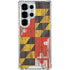 Maryland Flag Dark Wood Galaxy S25 Ultra Clear Case