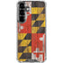 Maryland Flag Dark Wood Galaxy S26 Plus Clear Case