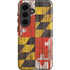 Maryland Flag Dark Wood Galaxy S26 Plus Impact Case