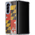 Maryland Flag Dark Wood Galaxy Z Fold5 5G Clear Case