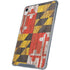 Maryland Flag Dark Wood iPad 11th Gen (2025) Clear Case